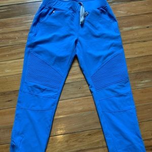Figs Ceil Blue Kanye Moto pants